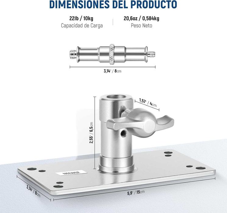Neewer ST-WM1 Suporte de parede e teto