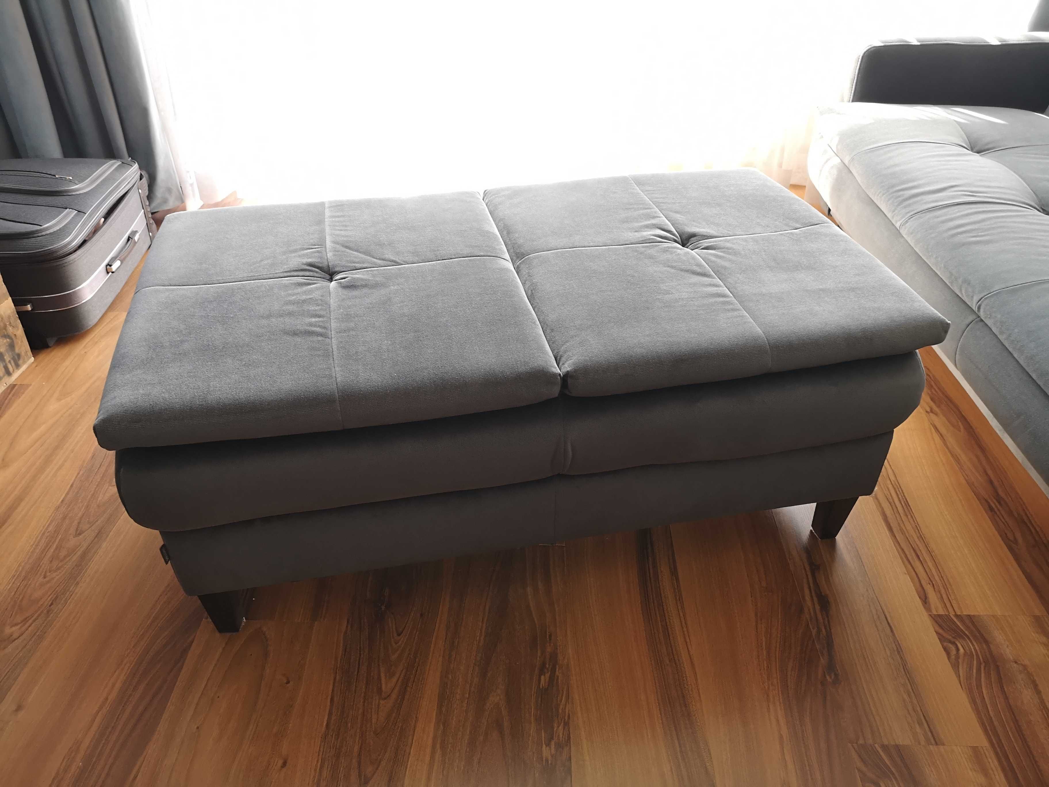 Wersalka/ kanapa/ sofa z funkcją spania + pojemnik na pościel + puf