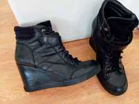 Buty botki sneakersy Buffalo czarne 37