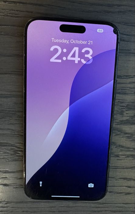 iPhone 15 pro max 256 e-sim neverlock battery 87% black titanium