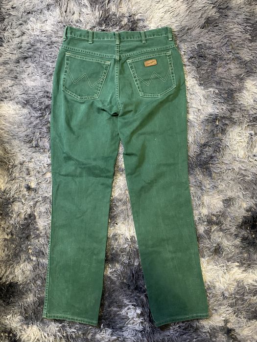 Зелені джинси Wrangler