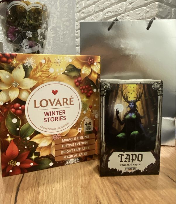 Набір “Чай + тематичні карти” — новий, у подарунковій упаковці