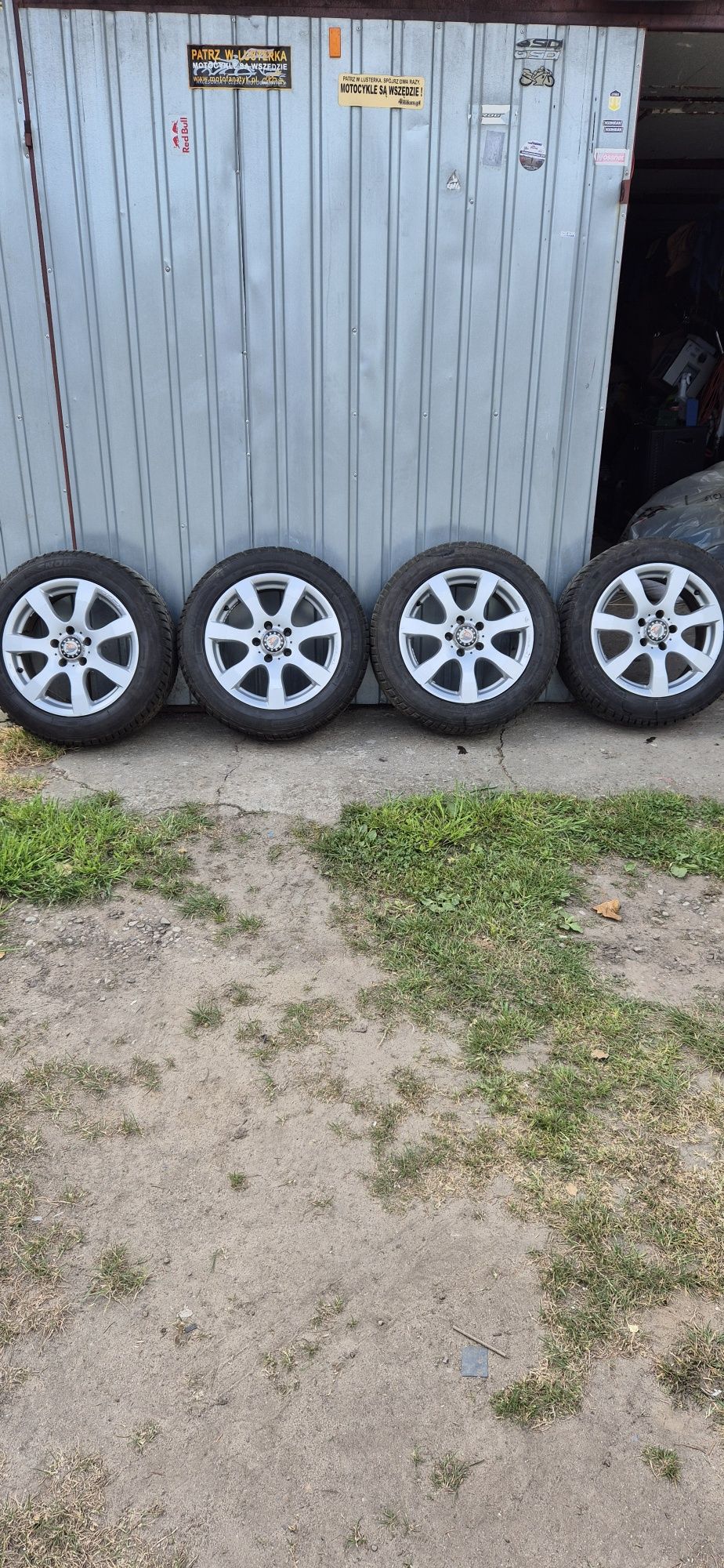 Alu felgi 16 5x112 audi vw  nowe opony zimowe 205/55 /16