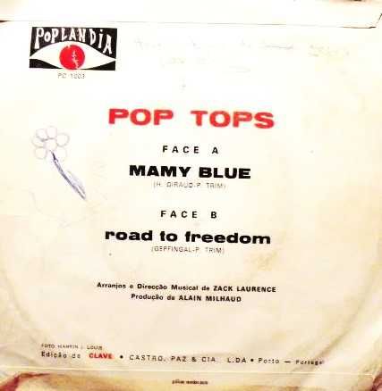 Pop Tops – Mamy Blue - 1971 - 45 rpm -