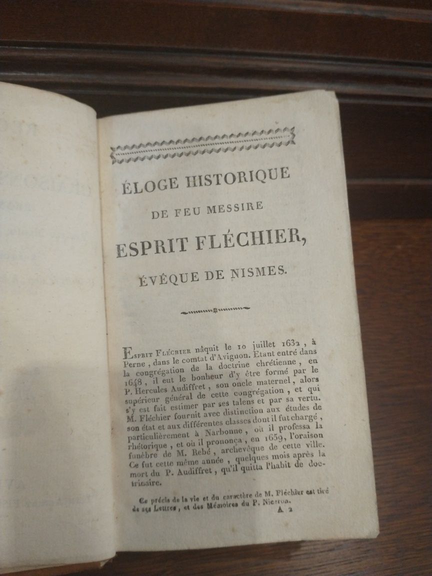 Książka, pt. "Recueil des oraisons funèbres prononcées par... 1824