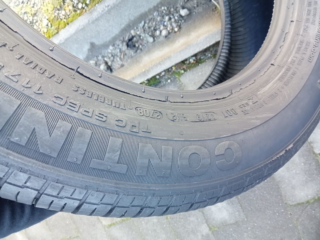 2x Opony Używane Całoroczne 195/60R15 Continental