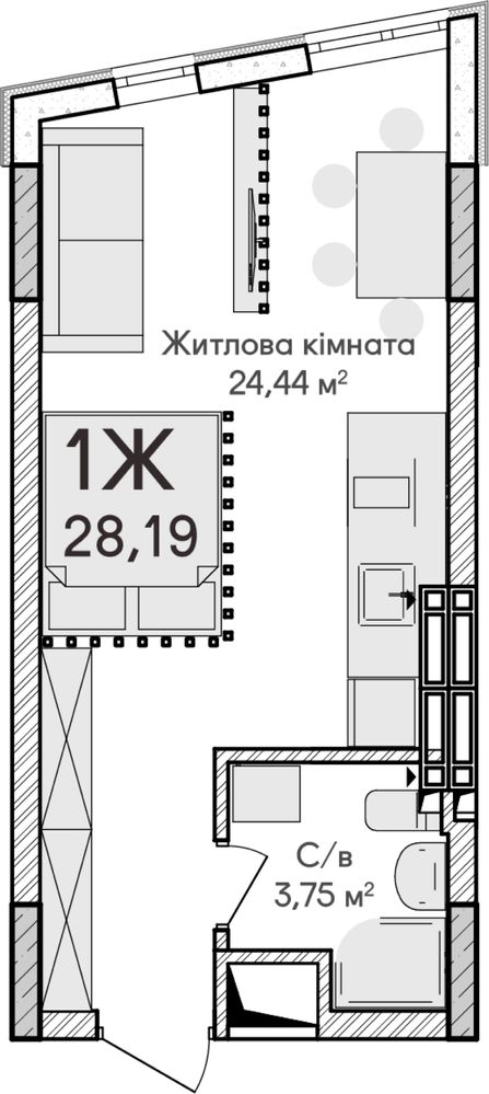 Ідеальна інвестиція під оренду! ЖК Бізнес класу! Ціна-якість!