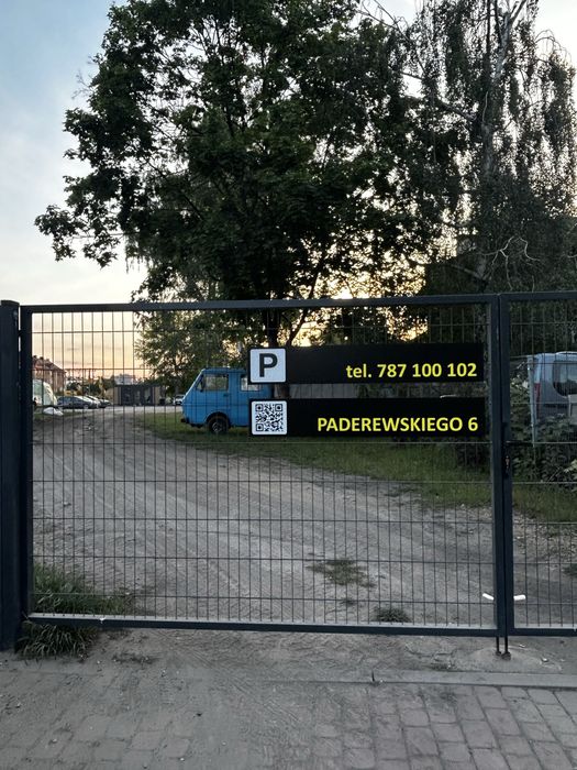 parking, plac składowy, baza sprzętowa Katowice Paderewskiego 6
