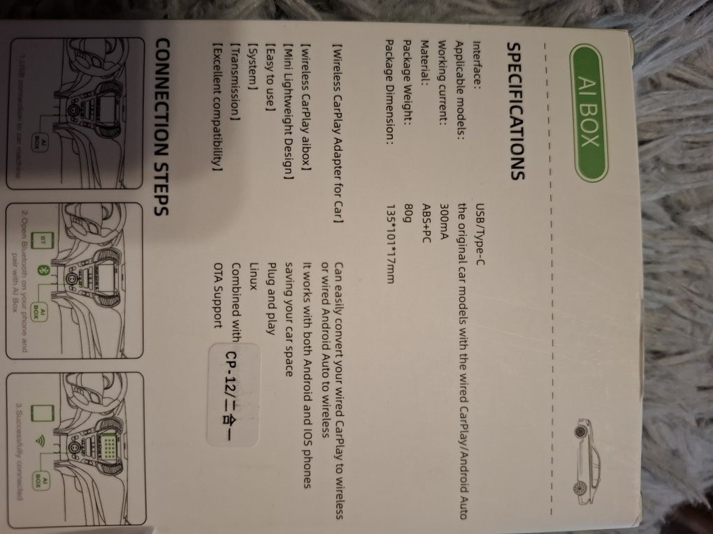 Adapter USB Air Box z systemem Android Audio