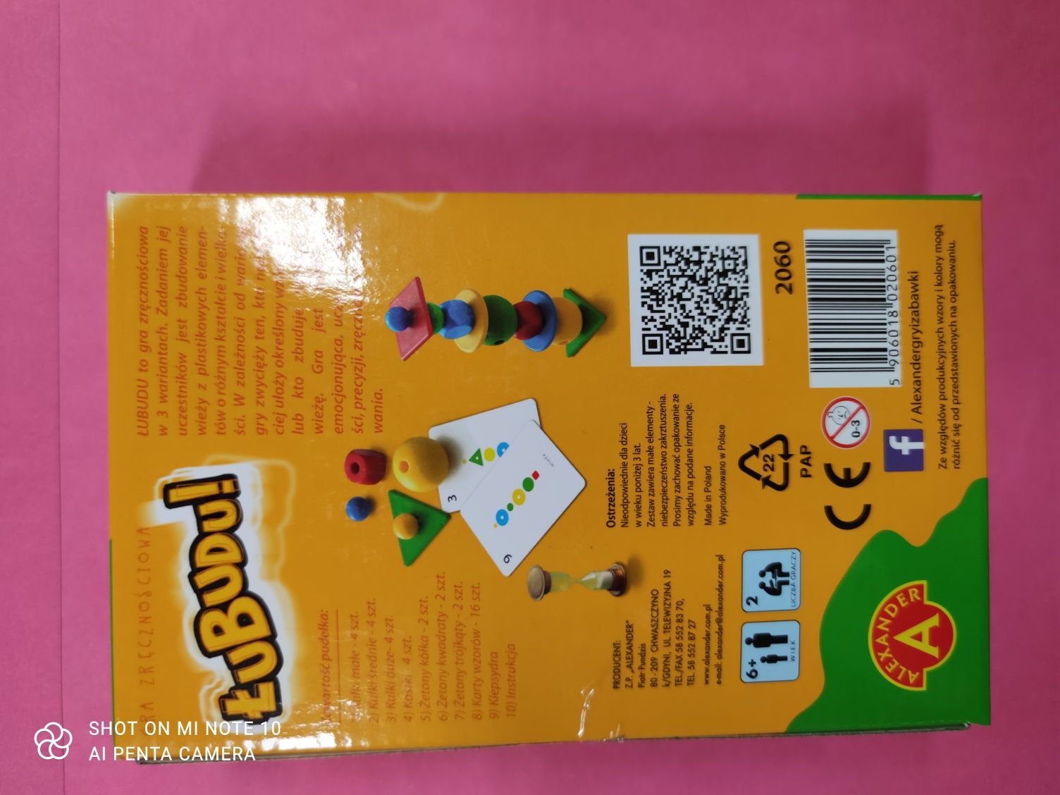 Gra Łubudubu mini wersja