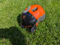 Kask na rower/hulajnogę dla dzieci BTWIN KH520 Robot 48-52cm - używany