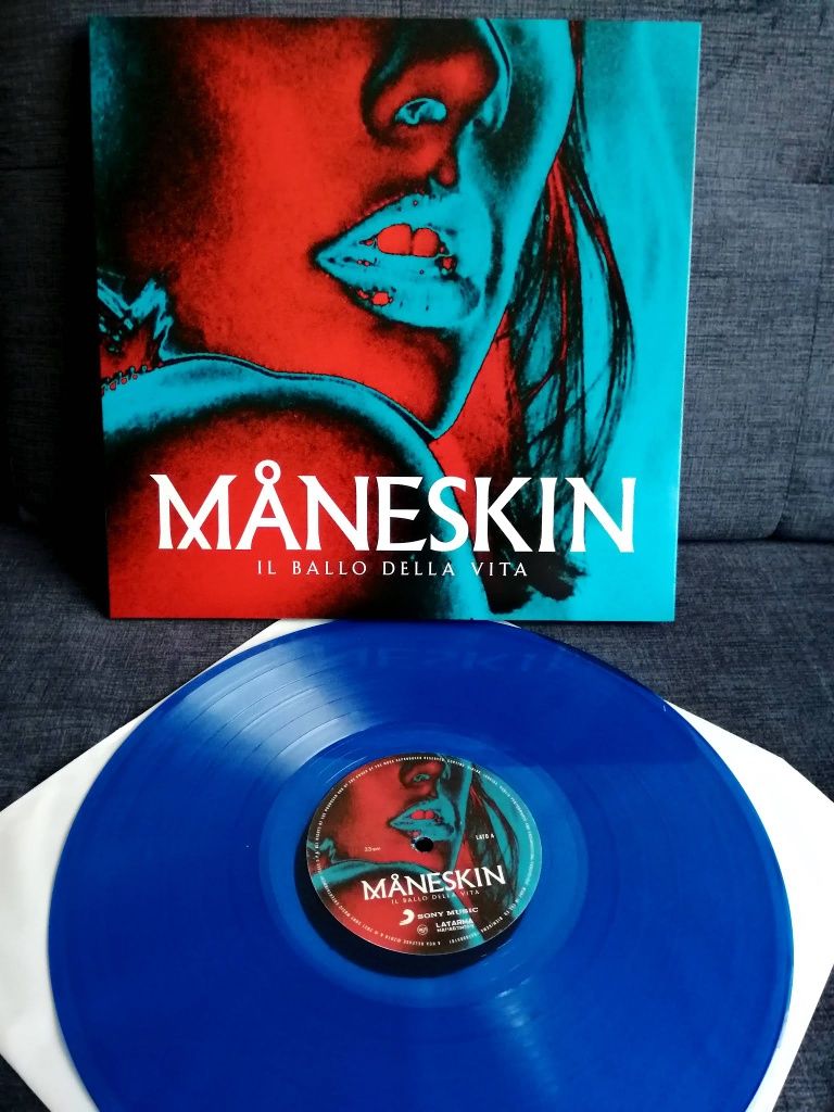 MANESKIN - Il Ballo Della Vita LP BLUE vinyl nowy w folii