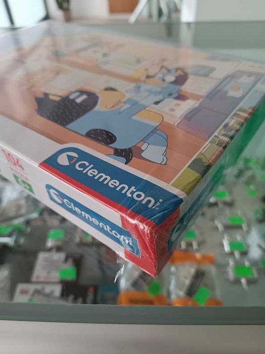 OUTLET:Puzzle Clementoni Bluey 38x27cm 104 peças