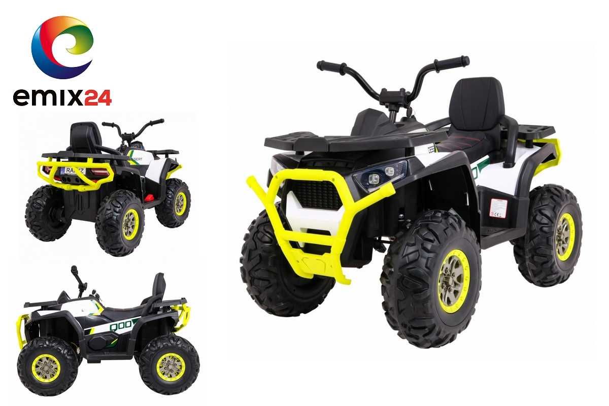 Quad dla dzieci na Akumulator ATV Desert 4x4 biały z Pilotem XMX-607