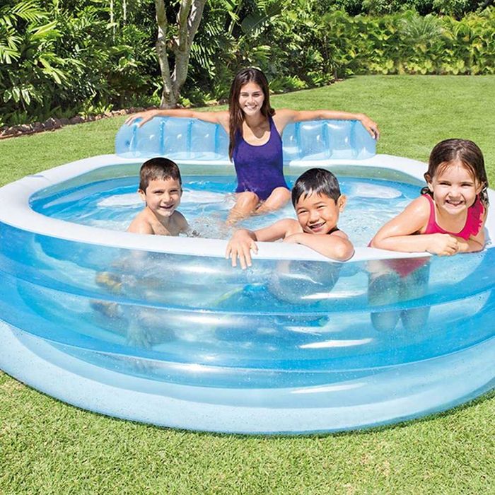 "Intex" - Piscina com poltrona, 229 x 218 x 79 cm, 640 L - Nova