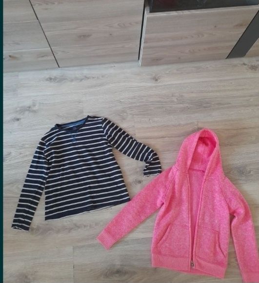 Zestaw paka ciuchów ubrań dla dziewczynk 122-128, 134