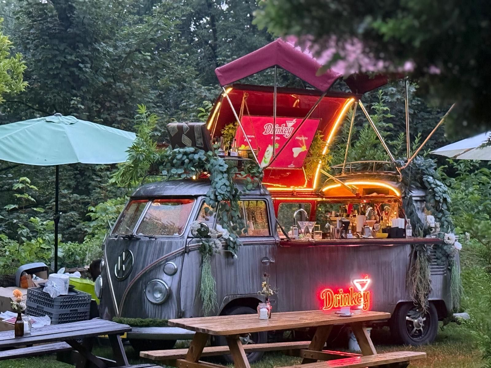 Mobilny Drink-Bar w Volkswagen T1 (bulik) na wesele / imprezę firmową