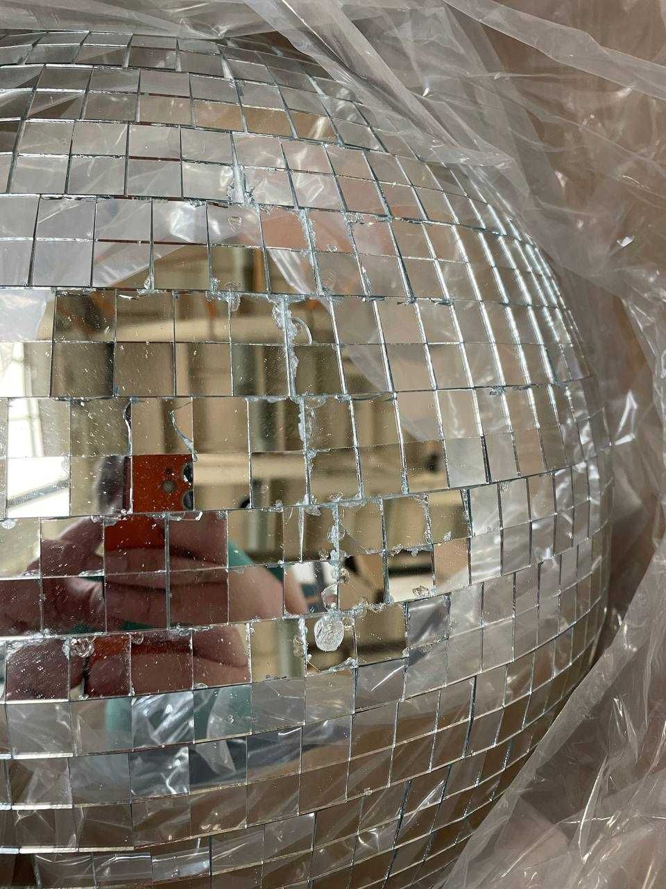 Зеркальный диско шар Disco Ball 50см.