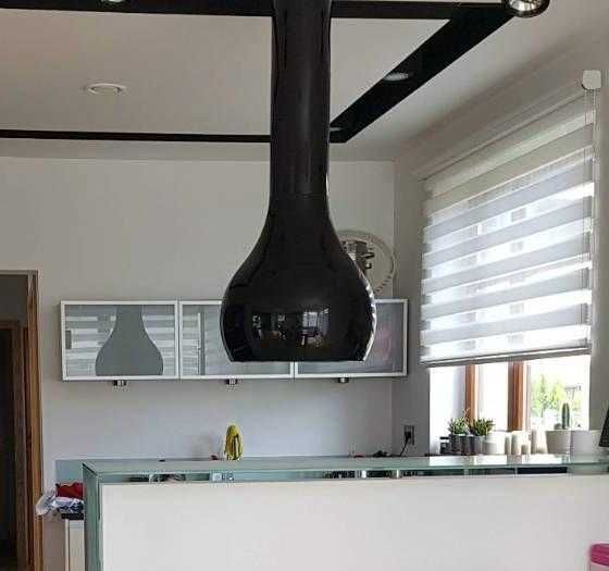 Okap wyspowy FABER Drop Energy Black