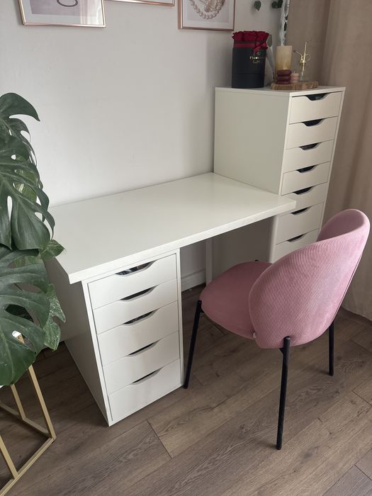 Komoda alex ikea + biurko + krzesło