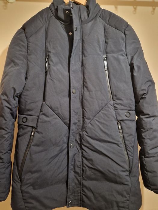 Куртка чоловіча, 50 розмір, темно синього кольору, зимова.