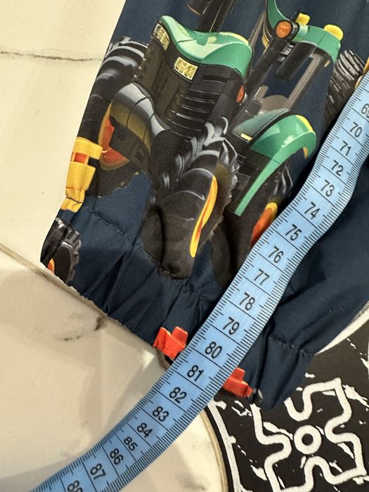 Дощовик хлопчачий 98 розмір / на флісі до пояса (трактор)