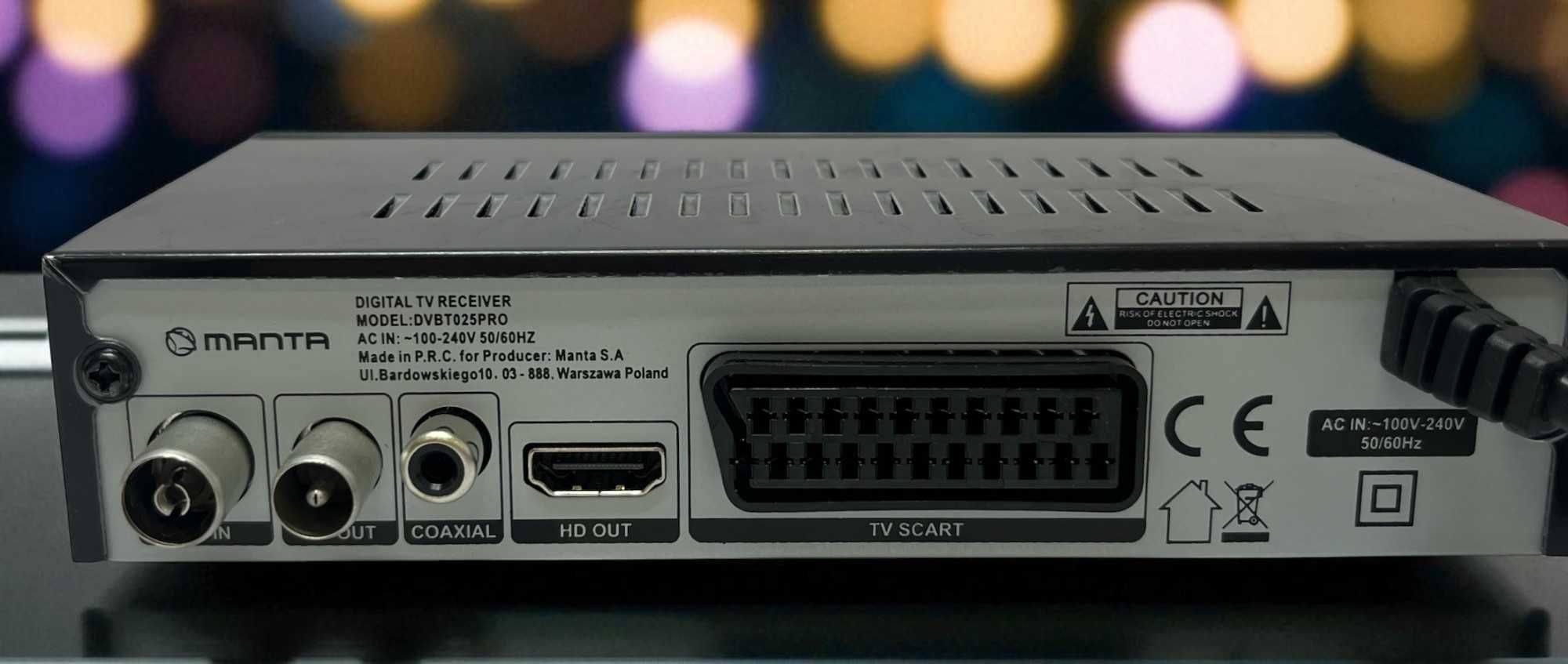 Dekoder DVB-T2 Manta DVBT025PRO