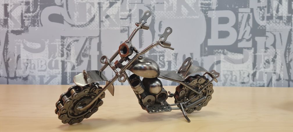 Figurka motocykl zabawka metalowa