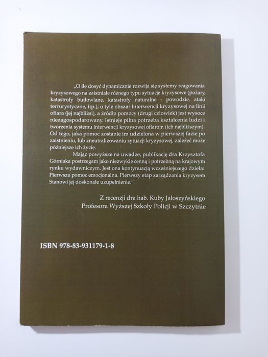 Krzysztof Z. Górniak Pierwsza Pomoc Emocjonalna Interwent