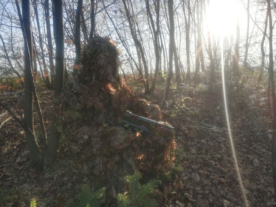 Ghillie Suit Kamuflaż Snajperski MASKOWANIE Polowanie ASG Łucznictwo