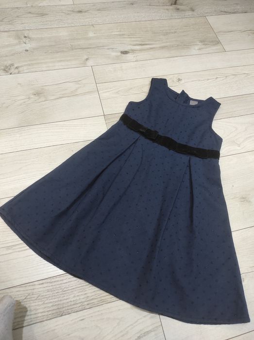 Elegancka granatowa sukienka Little Kids