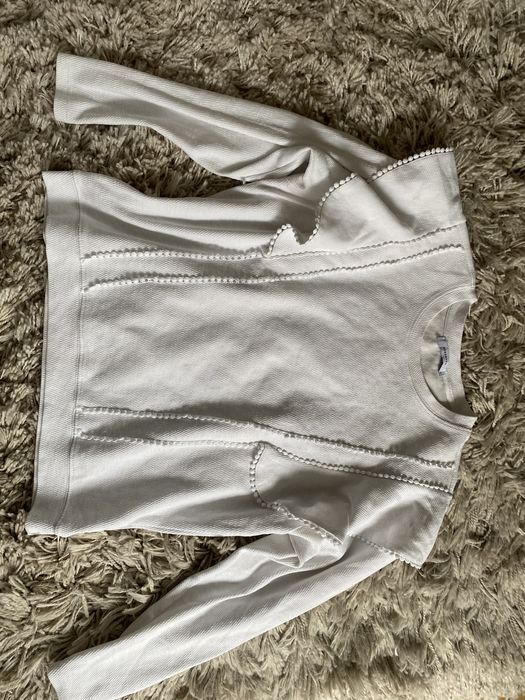 Bluza biala z falbanka Reserved s/m