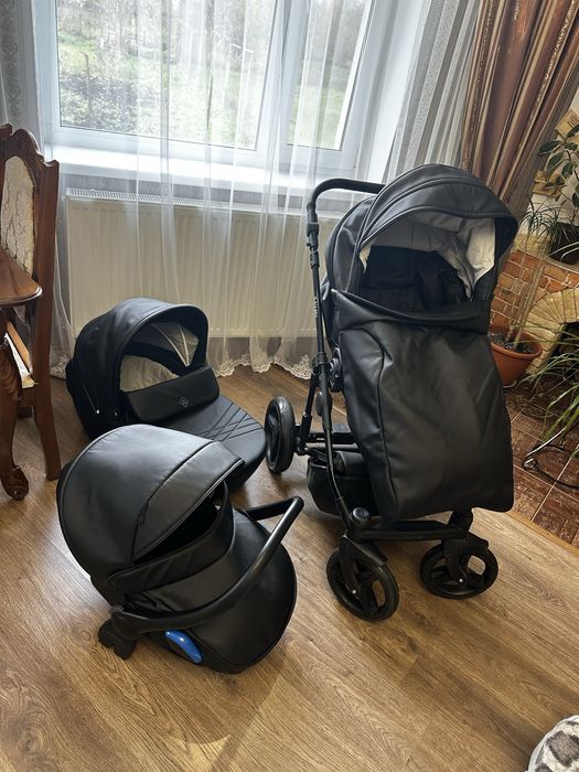 Коляска 3в1 з реверсивним блоком