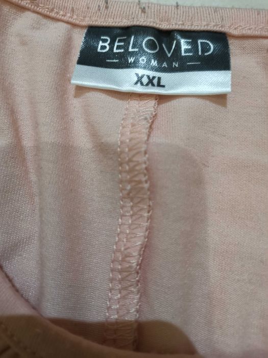 Bluzka z krótkimi rękawem typu nietoperz xxl