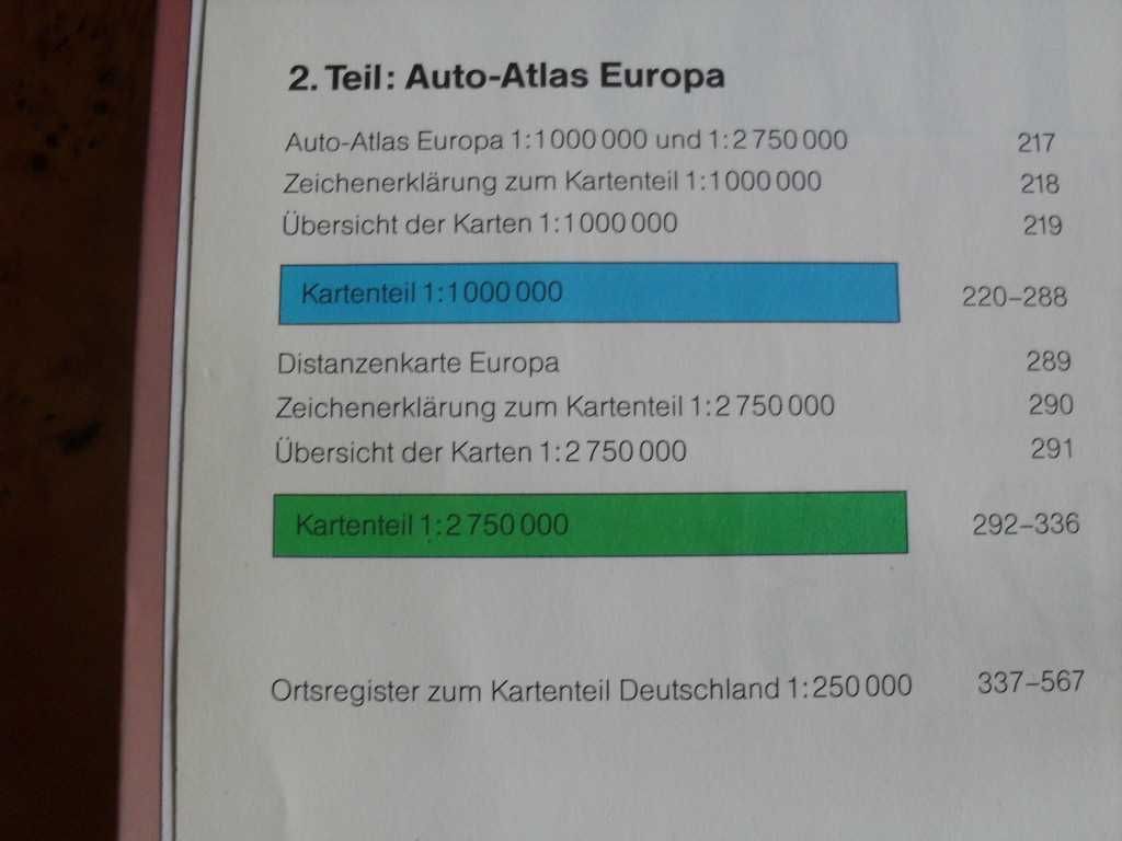 Auto - Atlas Deutschland/Europa 92/93