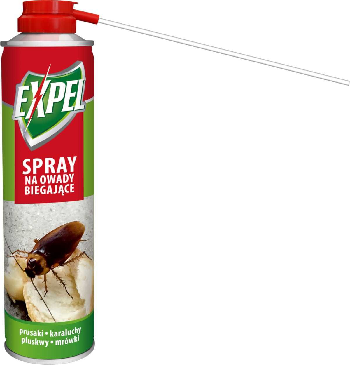 Expel spray na owady biegające ( karaluchy, srebrzyli, mrówki )