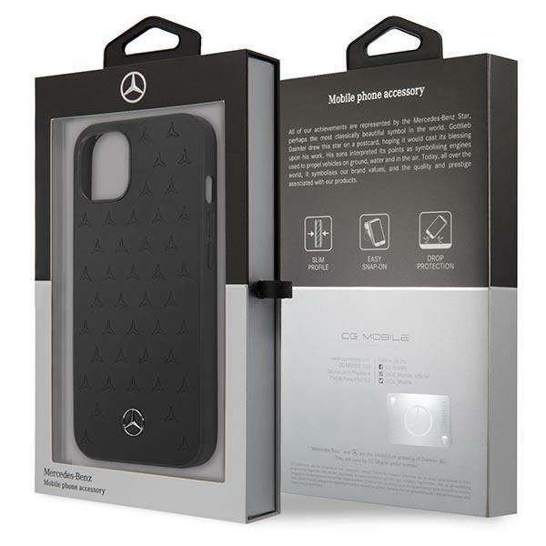 Mercedes MEHCP13SPSQBK iPhone 13 mini 5,4" czarny/black hardcase