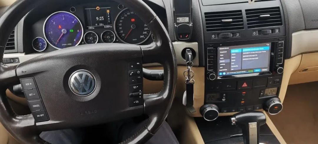 Rádio VW Touareg Android 13 com GPS (Novo)