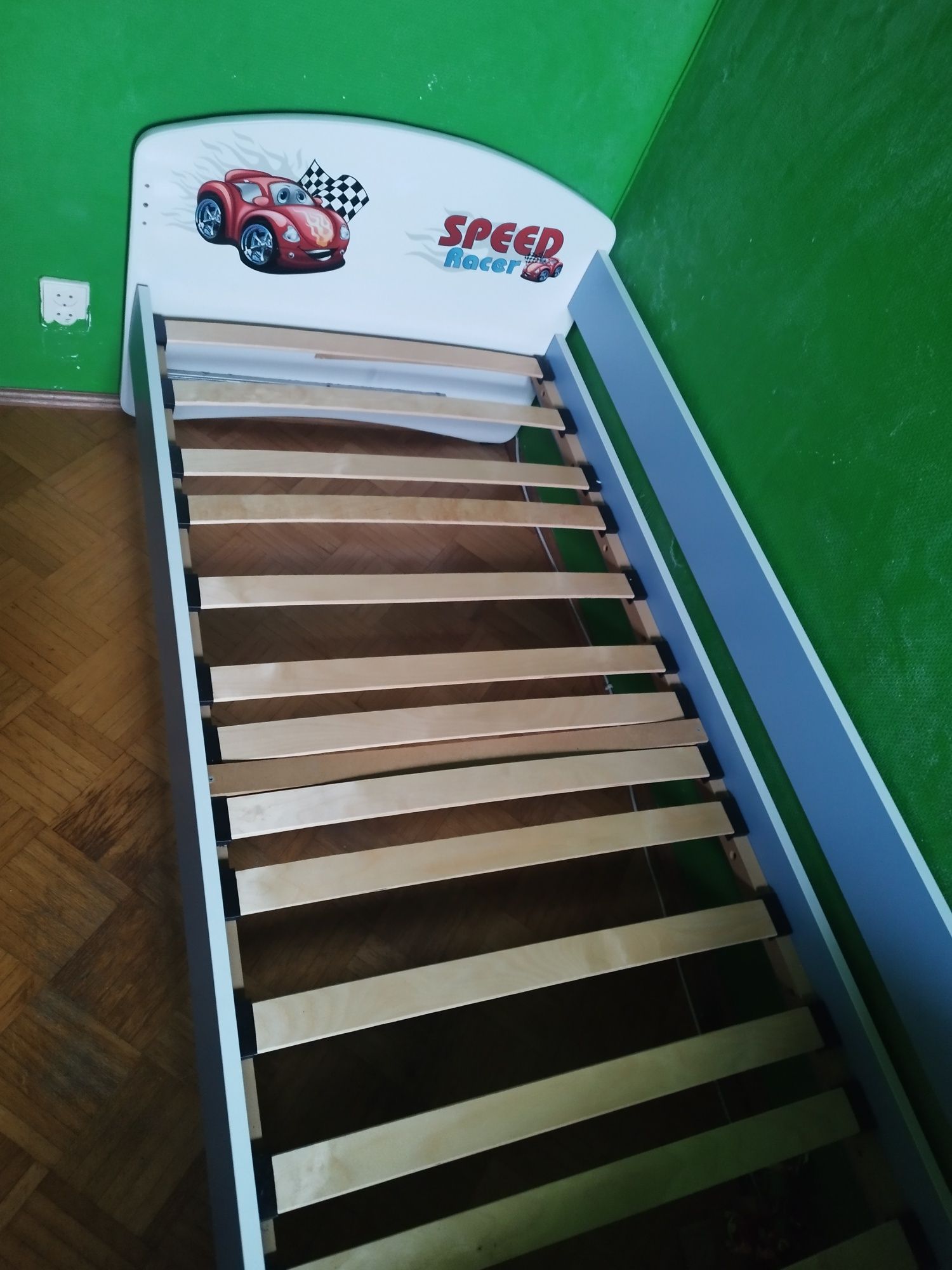 Łóżko dziecięce z materacem i szufladą 180x80