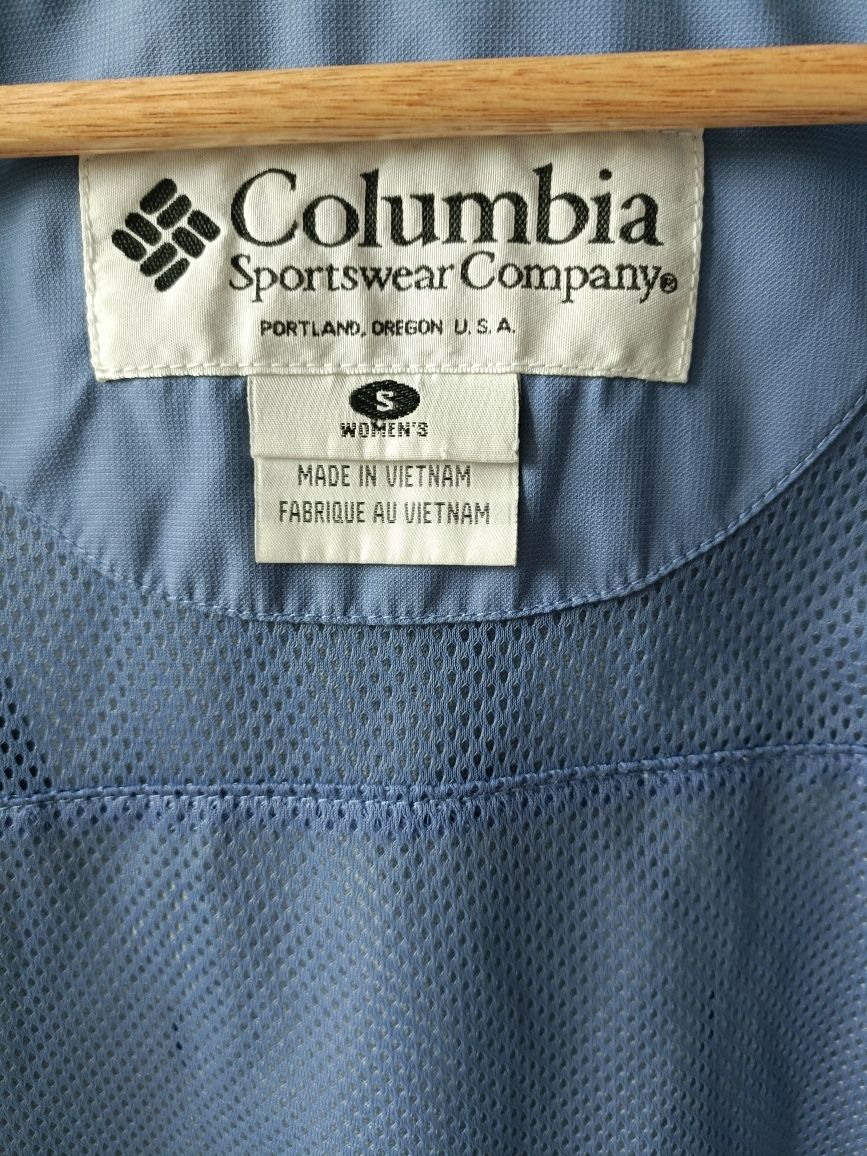 Kurtka damska wiatrówka sportowa przeciwdeszczowa Columbia S 36 M 38
