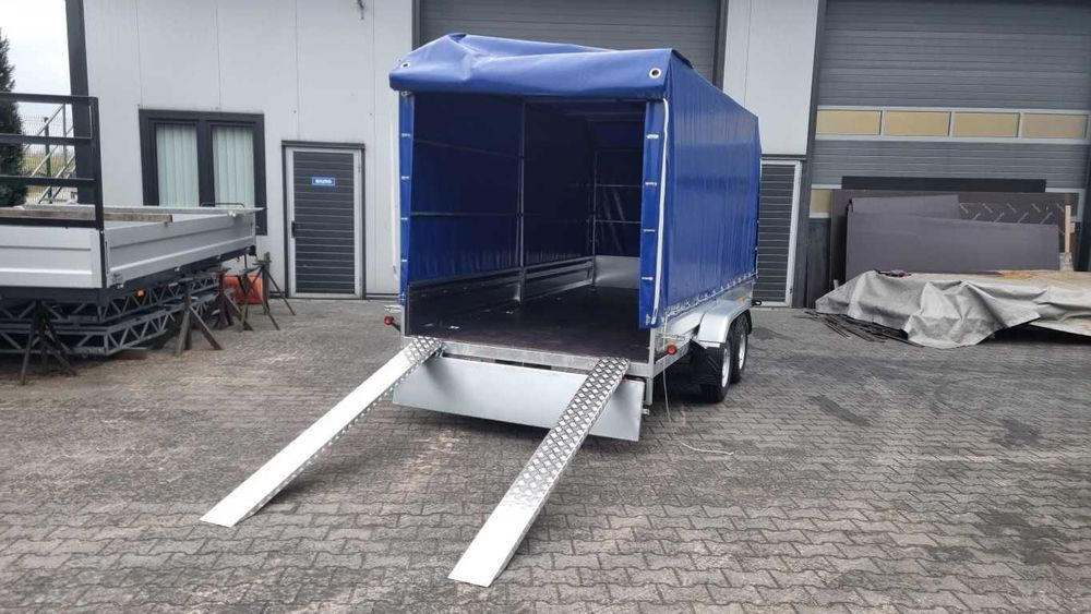 Przyczepka samochodowa SIDECAR 350x176 750 kg Producent - TRANSPORT