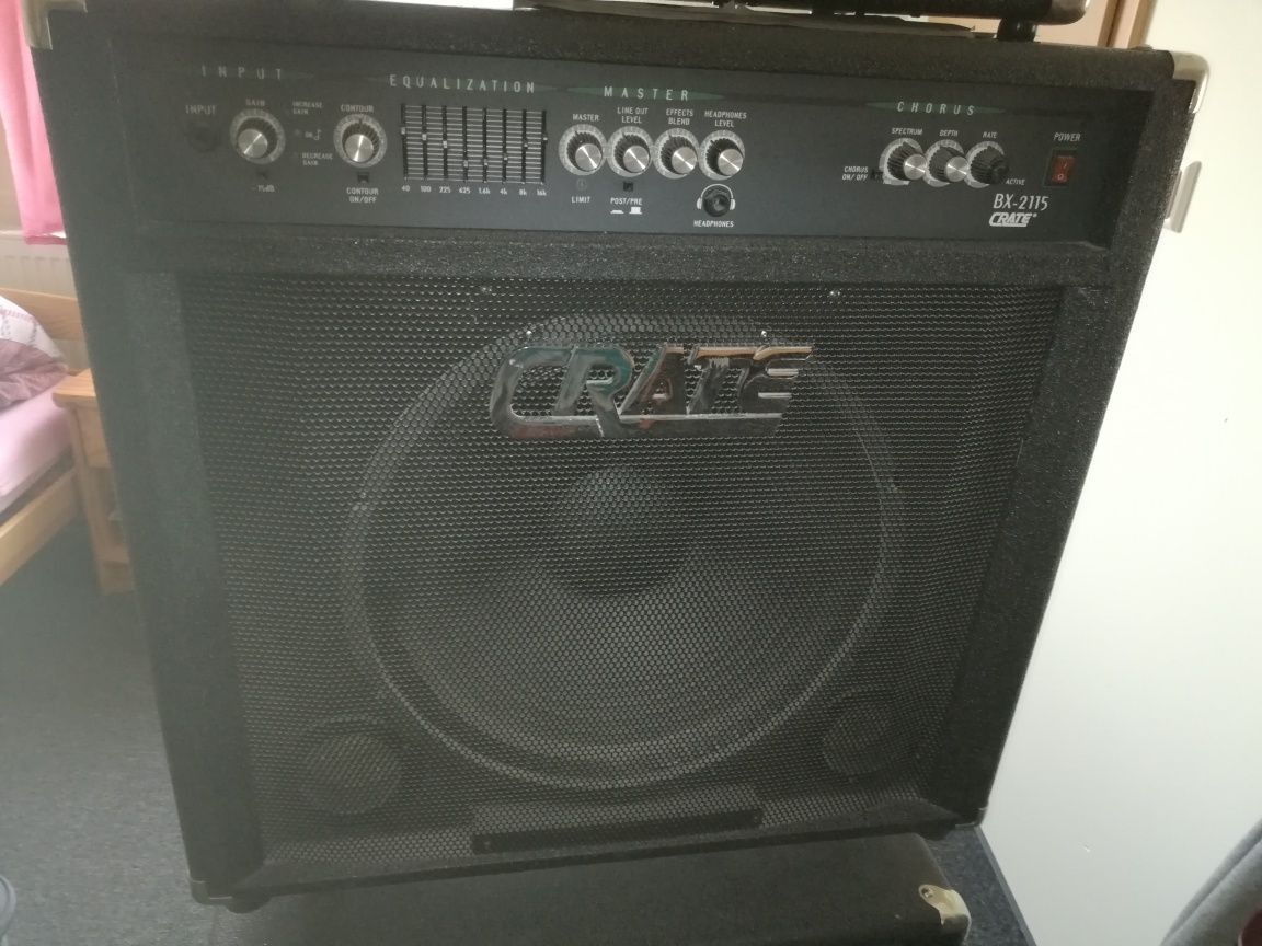 wzmacniacz 200 wat, CRATE BX 2115 - do gitary basowej