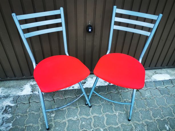 Komplet krzeseł rozkładanych z Niemiec
