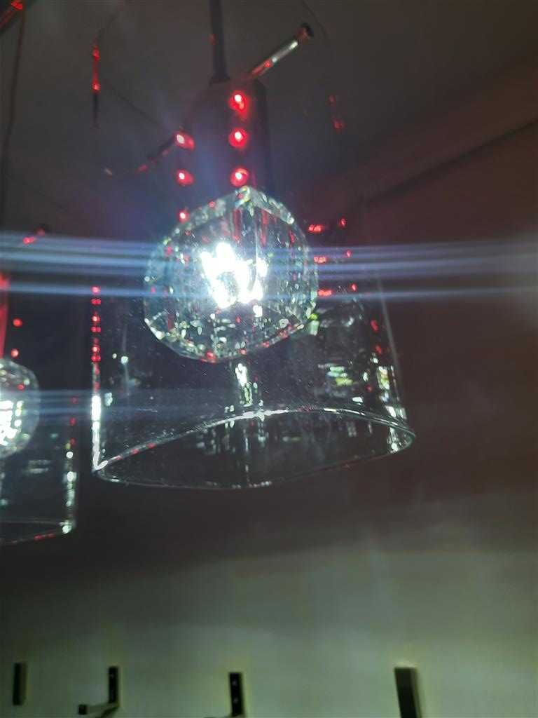 Lampa, żyrandol LED+ multikolor Nowoczesna