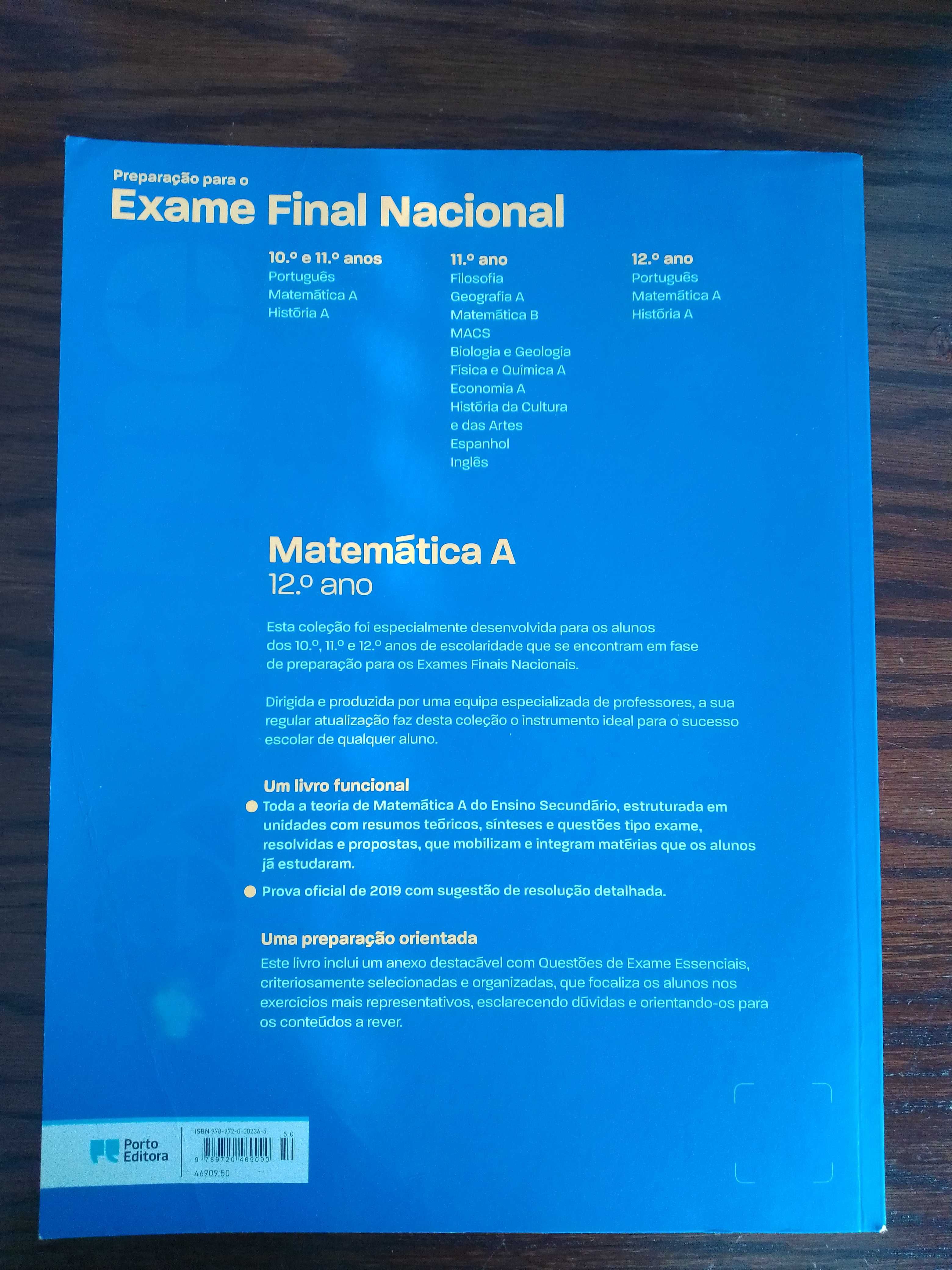 Livro de Preparação para Exame Nacional - Matemática A