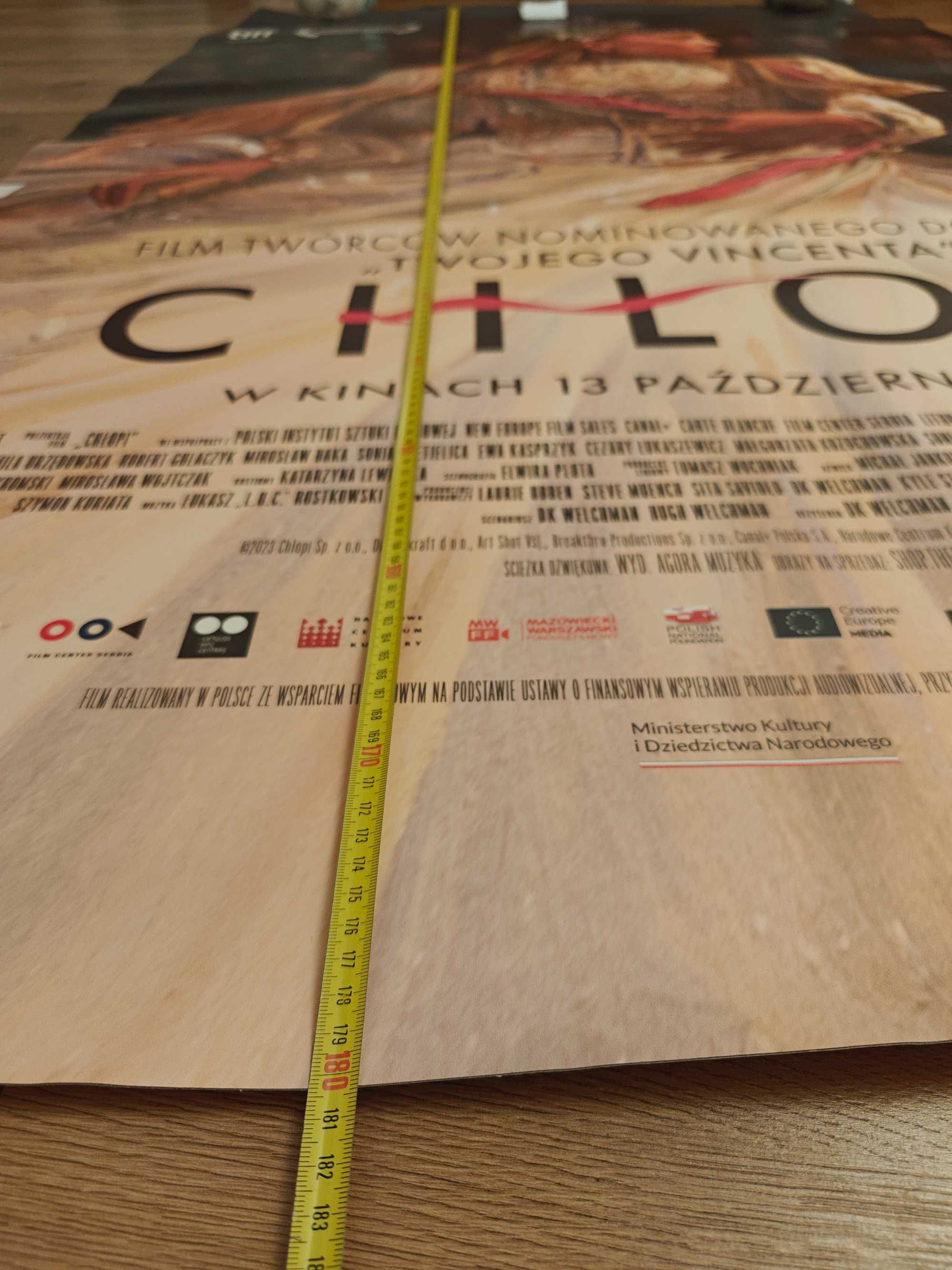Plakat filmowy Chłopi 180 x 120 cm duży