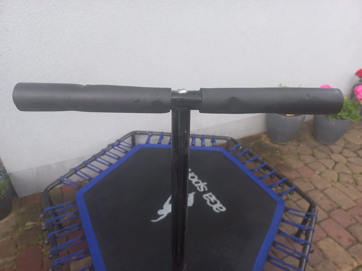 Trampolina 130cm z uchwytem AgaSport