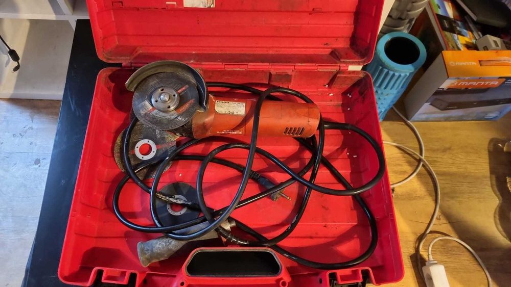 Szlifierka kątowa Hilti DAG 125-S – stan bardzo dobry