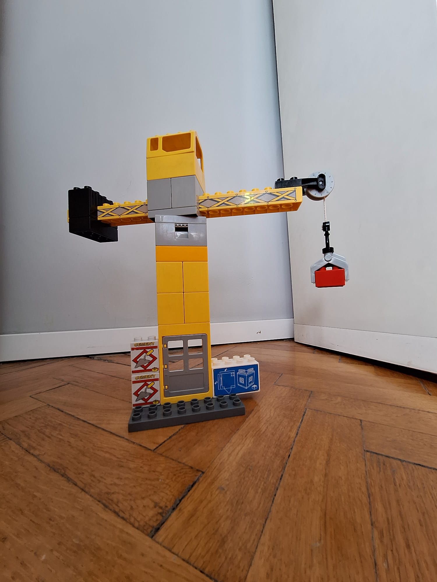 DUŻY ZESTAW LEGO Duplo, tory,kolejka, domek, figurki