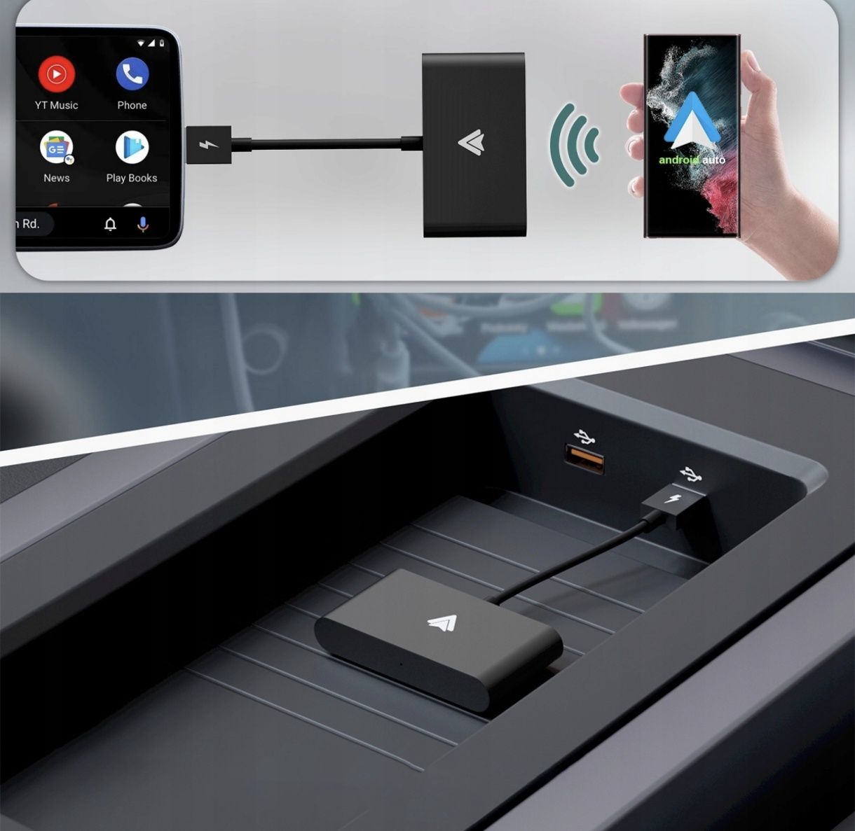 Adapter Android Auto Bezprzewodowy BT Wi-Fi 
AUTO XSTORM ADAPTER WIFI